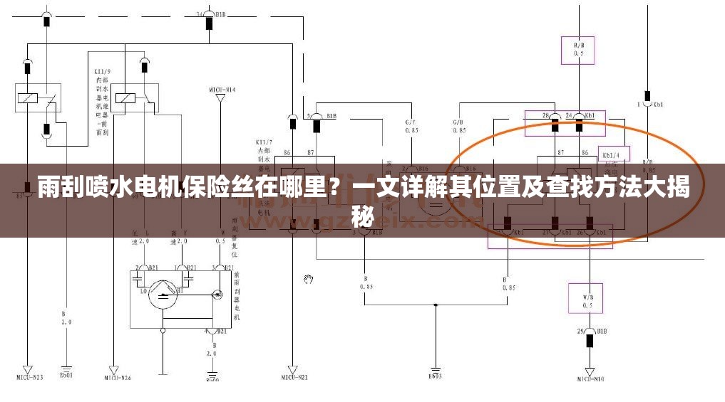 雨刮喷水电机保险丝在哪里？一文详解其位置及查找方法大揭秘