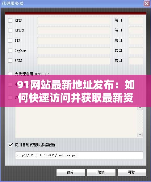 91网站最新地址发布：如何快速访问并获取最新资源与功能更新？