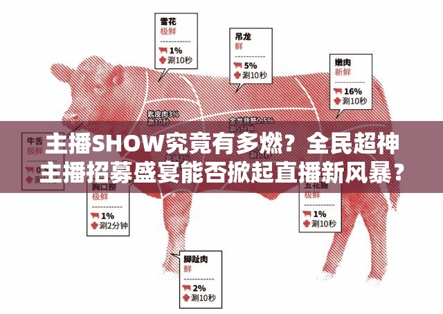 主播SHOW究竟有多燃？全民超神主播招募盛宴能否掀起直播新风暴？