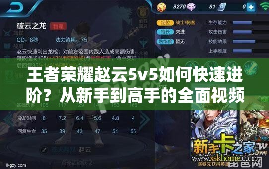 王者荣耀赵云5v5如何快速进阶？从新手到高手的全面视频攻略解析