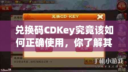 兑换码CDKey究竟该如何正确使用，你了解其中的步骤吗？