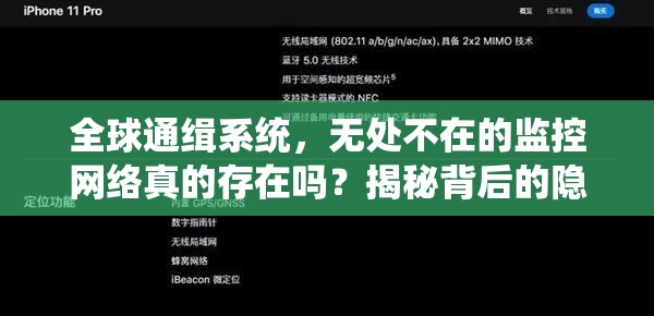 全球通缉系统，无处不在的监控网络真的存在吗？揭秘背后的隐私与安全博弈